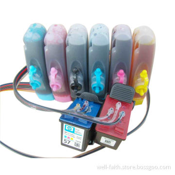 Continuous Ink Supply System for HP C6656A, C6657A, C6658A